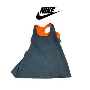 Nike Grey & a oral Yoga Top. Sz S